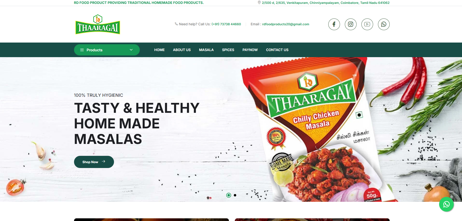 Thaaragai Masala